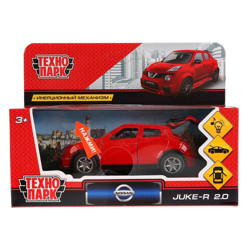 

Игрушка Технопарк Nissan Juke-R, машинка [juke-rds-sl], Красный, Nissan Juke-R
