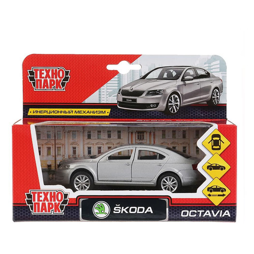 

Игрушка Технопарк Skoda Octavia, машинка [octavia-sl], Серебристый, Skoda Octavia