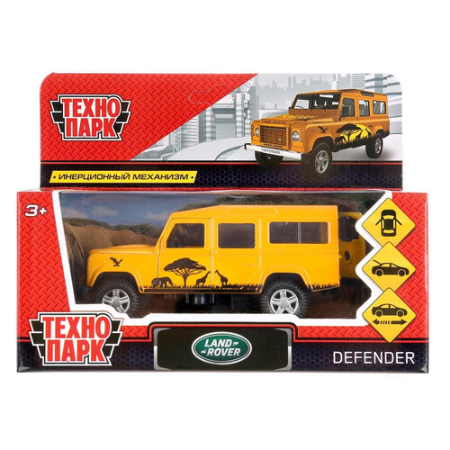 

Игрушка Технопарк Land Rover Defender, машинка [defender-sf], Желтый, Land Rover Defender