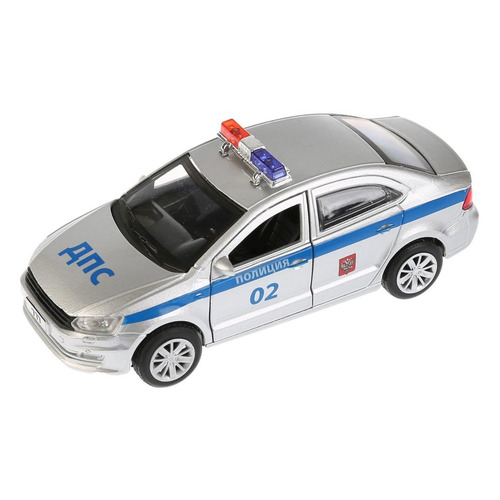 

Игрушка Технопарк Volkswagen Polo, полицейская машина [polo-p], Серебристый, Volkswagen Polo