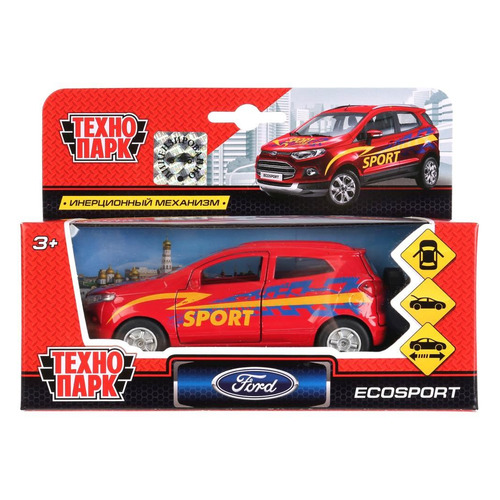 

Игрушка Технопарк Ford Ecosport, спортивная машина [sb-18-21-s-wb], Красный, Ford Ecosport