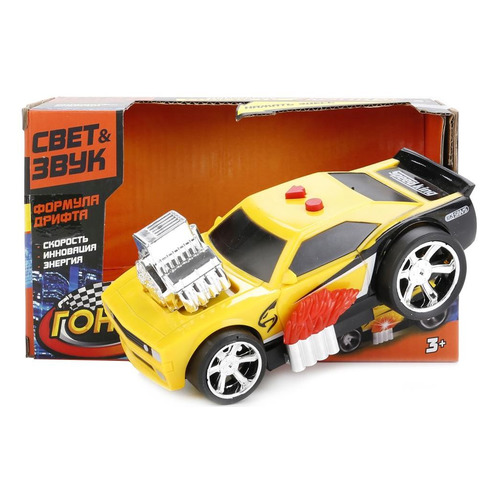 

Игрушка Играем вместе Гоночная, машинка [1110b128-r], Желтый, Гоночная