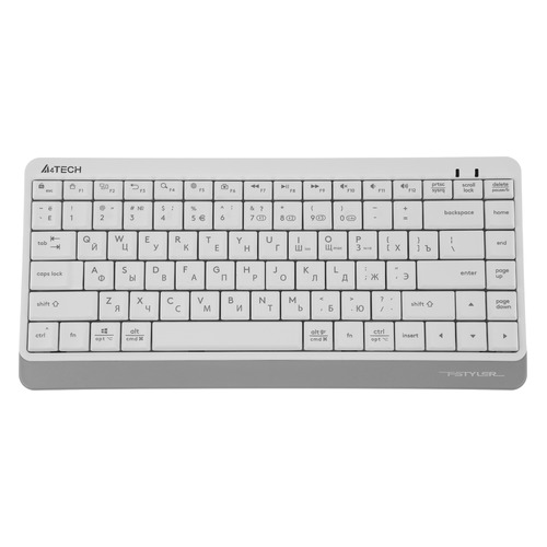 

Клавиатура A4TECH Fstyler FBK11, USB, Bluetooth/Радиоканал, белый серый [fbk11 white], Fstyler FBK11