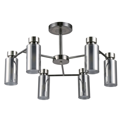 

Люстра RIVOLI Klara 3099-306, 15Вт, черный жемчуг/серый, 3099-306