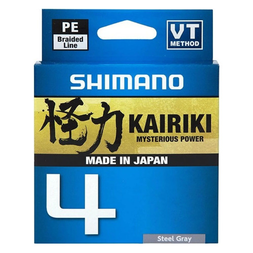 

Леска SHIMANO Kairiki 4 PE, плетеная, 0.28мм, 150м, 26кг, серый [ldm54te4028015s], 4 PE