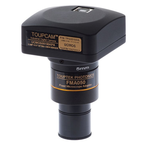 

Камера ToupCam 5.1 MP черный (21261), 5.1 MP