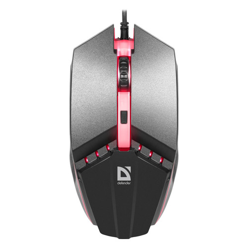 

Мышь Defender Digit MB-690, игровая, оптическая, проводная, USB, черный [52690], Digit MB-690