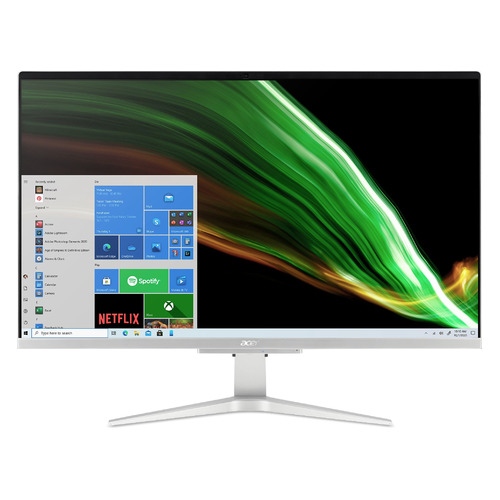 

Моноблок Acer Aspire C27-1655, 27", Intel Core i3 1115G4, 8ГБ, 512ГБ SSD, NVIDIA GeForce MX330 - 2048 Мб, Windows 11 Home, серебристый [dq.bgher.00p], C27-1655