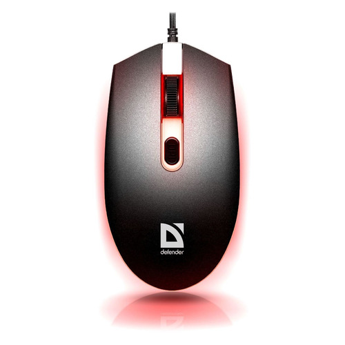 

Мышь Defender Dot MB-986, игровая, оптическая, проводная, USB, черный [52986], Dot MB-986
