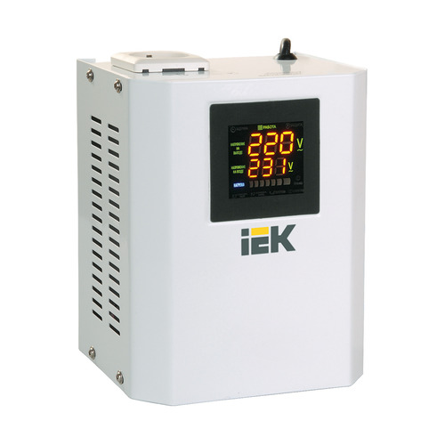 

Стабилизатор напряжения IEK Boiler, 0.4кВт белый [ivs24-1-00500], Boiler