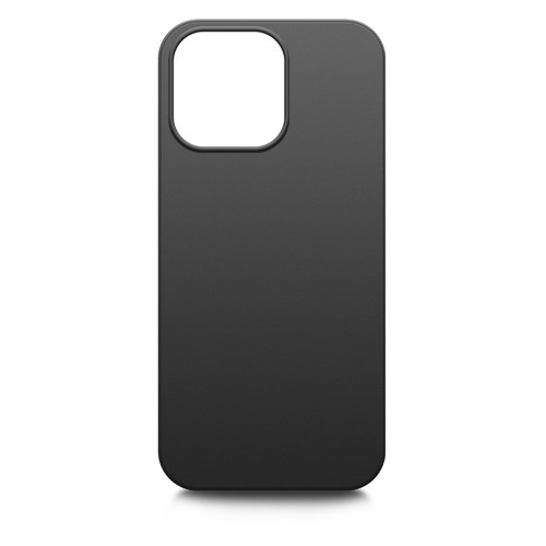 фото Чехол (клип-кейс) borasco silicone case, для apple iphone 13 pro, черный (матовый) [40442]