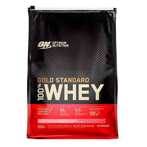 

Протеин OPTIMUM NUTRITION Gold Standard 100% Whey, порошок, 4.54кг, клубника [on36], Gold Standard 100% Whey