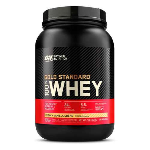 

Протеин OPTIMUM NUTRITION Gold Standard 100% Whey, порошок, 0.9кг, французский ванильный крем [on80], Gold Standard 100% Whey