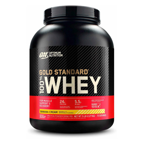 

Протеин OPTIMUM NUTRITION Gold Standard 100% Whey, порошок, 2.2кг, банан [on02], Gold Standard 100% Whey