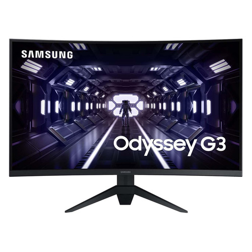 фото Монитор игровой samsung odyssey g3 c32g35tfqi 32" черный [lc32g35tfqixci]