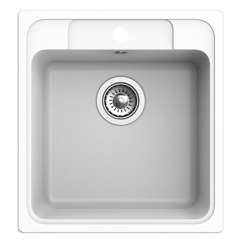 

Кухонная мойка EWIGSTEIN Elegant E-50, кварц, 51см х 47см, иней, E-50