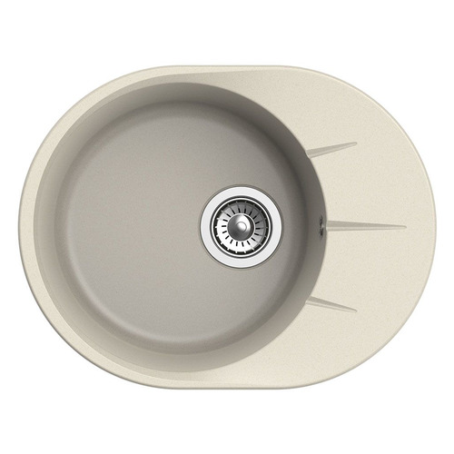 

Кухонная мойка EWIGSTEIN Rund R-45F, кварц, 44.4см х 57см, бежевый, R-45F