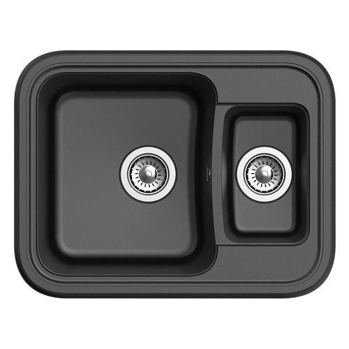 

Кухонная мойка EWIGSTEIN Antik A-60К, кварц, 50.5см х 66см, черный, A-60К