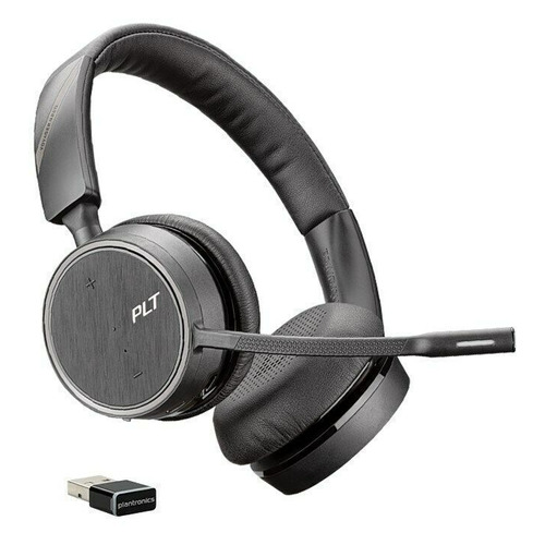 

Гарнитура POLY B4220, для компьютера, накладные, bluetooth, черный [211996-101], B4220