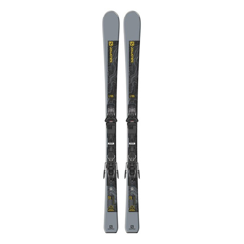 

Горные лыжи SALOMON Distance E 72 + M10 GW, 122-73-102мм, 165см, с креплением M10 GW [l41175300165], Серый, E 72 + M10 GW