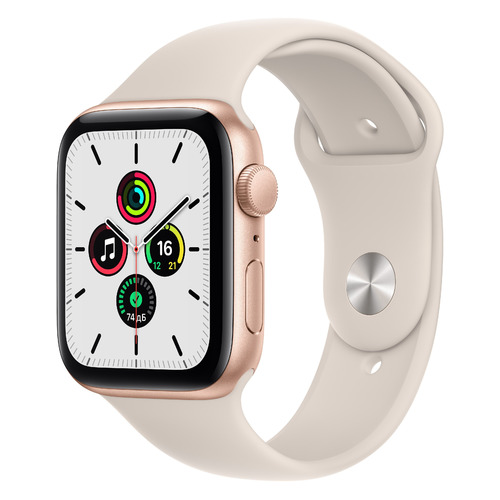 

Смарт-часы Apple Watch SE 2021, 44мм, золотой / сияющая звезда [mkq53ru/a], 2021