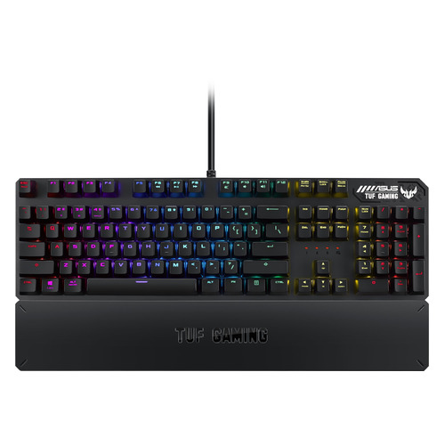 

Клавиатура ASUS 90MP01Q1-BKRA00, USB, c подставкой для запястий, темно-серый, 90MP01Q1-BKRA00