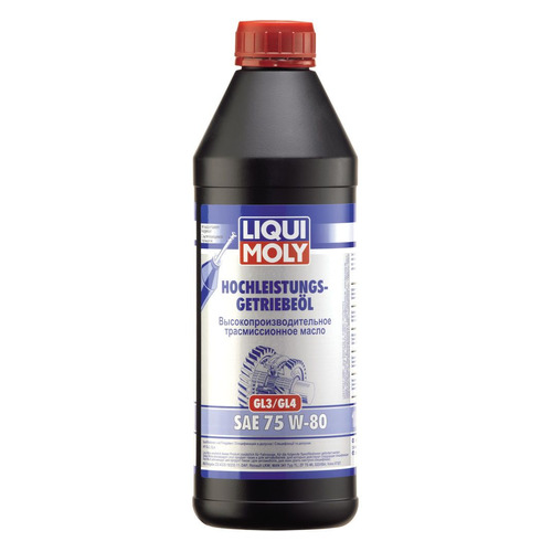 фото Масло трансмиссионное синтетическое liqui moly hochleistungs-getriebeoil, 75w-80, 1л [7584]