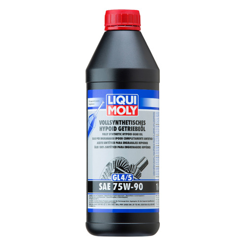 фото Масло трансмиссионное синтетическое liqui moly vollsynthetisches hypoid-getriebeoil, 75w-90, 1л [1024]