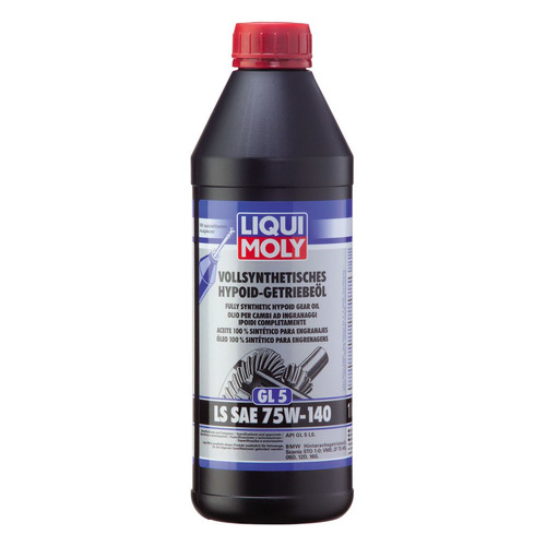 фото Масло трансмиссионное синтетическое liqui moly vollsynthetisches hypoid-getriebeoil ls, 75w-140, 1л [8038]