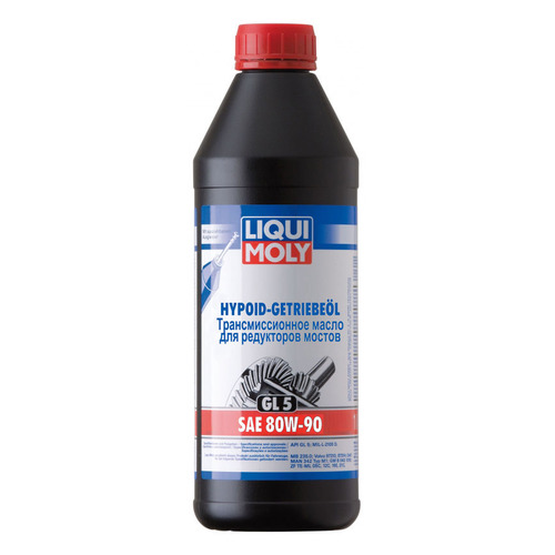 фото Масло трансмиссионное минеральное liqui moly hypoid-getriebeoil, 80w-90, 1л [3924]