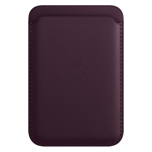 фото Чехол (футляр) apple leather wallet with magsafe, для apple iphone 13/13 pro/13 mini/13 pro max, темная вишня [mm0t3ze/a]