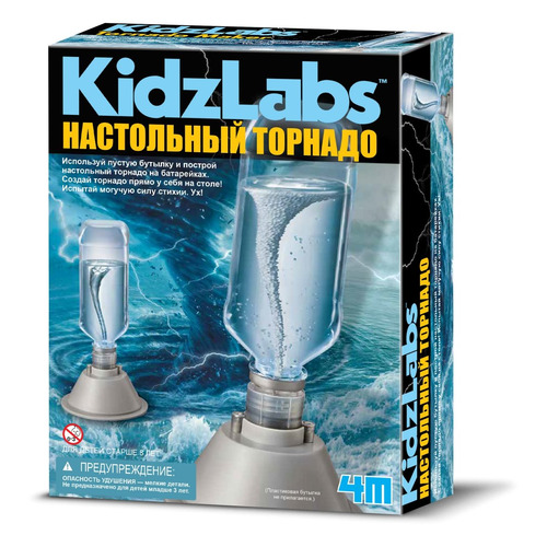 

Набор для опытов 4M KidzLabs Настольный торнадо (00-03363), Настольный торнадо