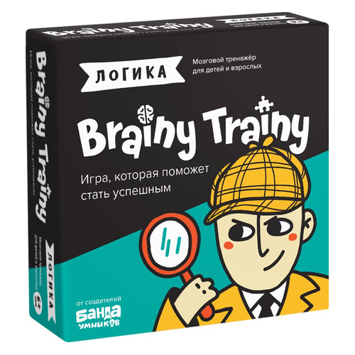 

Настольная игра BRAINY TRAINY Brainy Trainy Логика [ум266], Логика