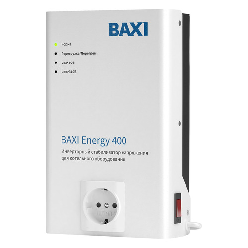 

Стабилизатор BAXI Energy 400 для газового котла, белый/черный [нс-1215363], 400