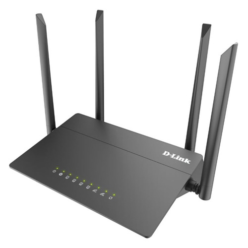 

Wi-Fi роутер D-Link DIR-822/RU/R4A, AC1200, черный, DIR-822/RU/R4A