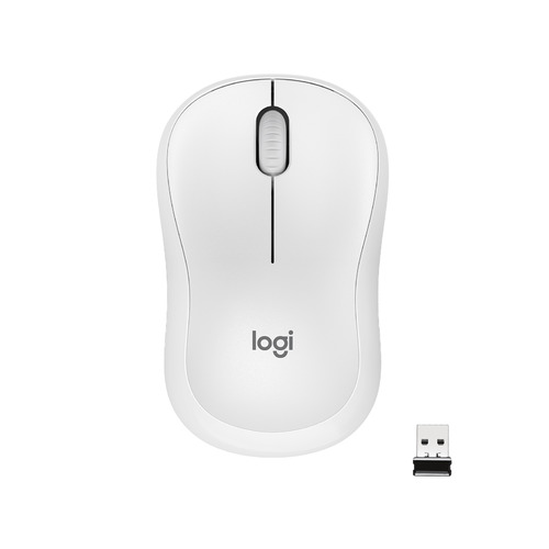 фото Мышь logitech m221 silent, оптическая, беспроводная, usb, белый [910-006511]