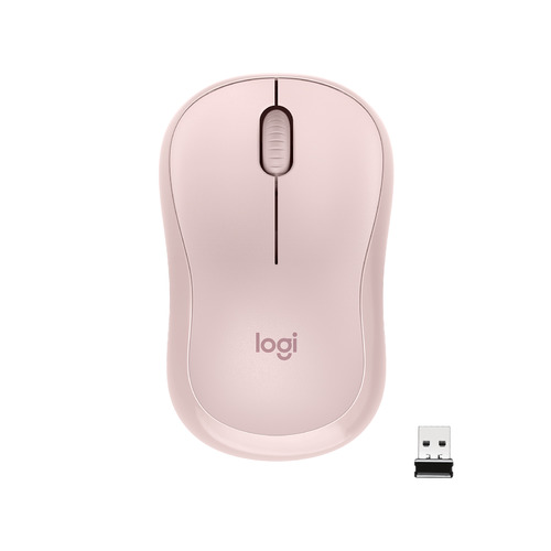 

Мышь Logitech M221 SILENT, оптическая, беспроводная, USB, розовый [910-006512], M221 SILENT