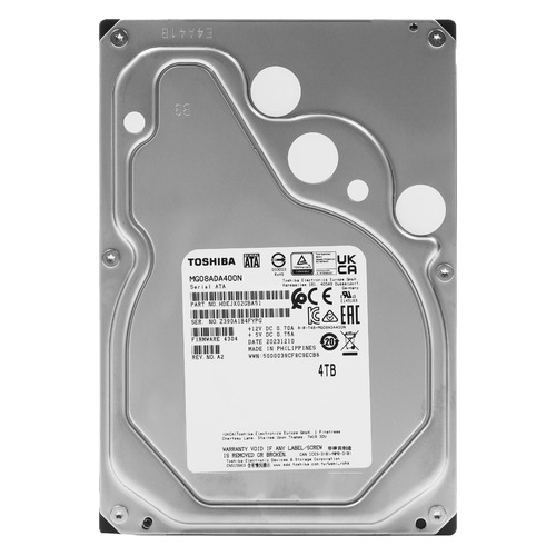 

Жесткий диск Toshiba Enterprise Capacity MG08ADA400N, 4ТБ, HDD, SATA III, 3.5", MG08ADA400N