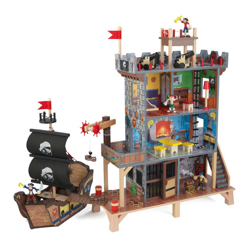 

Игровой набор KIDKRAFT Пиратский форт [63284_ke], Разноцветный, Пиратский форт