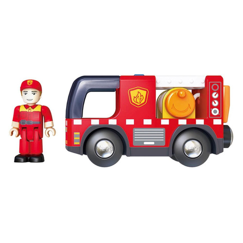 

Игровой набор HAPE Пожарная машина с сиреной [e3737_hp], Красный, Пожарная машина с сиреной