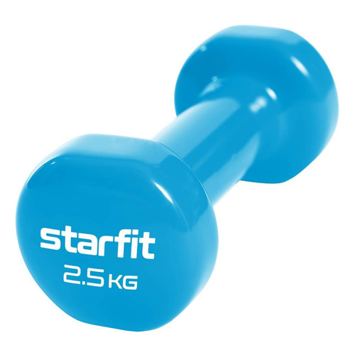 

Гантель Starfit Core DB-101 1гант. 2.5кг винил. синий (УТ-00018824), Core DB-101