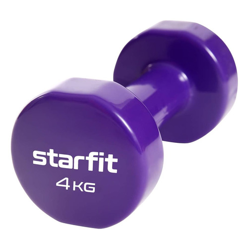 

Гантель Starfit Core DB-101 1гант. 4кг винил. фиолетовый (УТ-00018826), Core DB-101