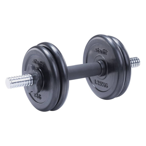 

Гантель Starfit DB-712 1гант. 6кг обрезин. черный (УТ-00019984), DB-712