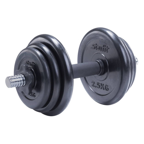 

Гантель Starfit DB-712 1гант. 10кг обрезин. черный (УТ-00019985), DB-712