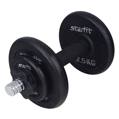 

Гантель Starfit DB-713 1гант. 7кг без покр. черный (УТ-00019993), DB-713