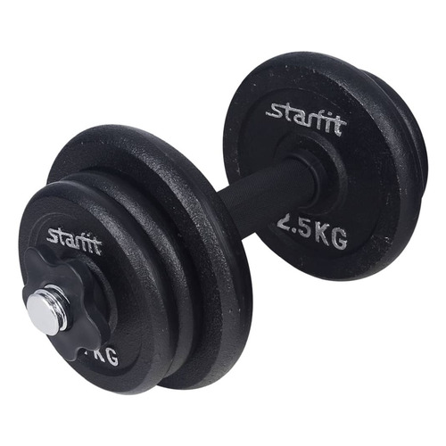 

Гантель Starfit DB-713 1гант. 10кг без покр. черный (УТ-00019996), DB-713