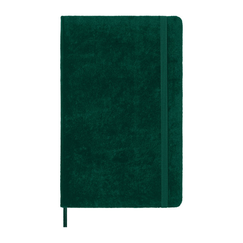 

Блокнот Moleskine Limited Edition, 240стр, в линейку, подарочная коробка, темно-зеленый [lcnbvelvqp060a], VELVET
