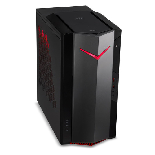 

Компьютер Acer Nitro N50-620, Intel Core i7 11700F, DDR4 16ГБ, 1000ГБ, 256ГБ(SSD), NVIDIA GeForce RTX 3060Ti - 8192 Мб, CR, noOS, черный [dg.e2fer.00d], N50-620