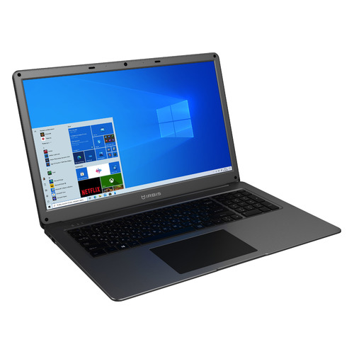 фото Ноутбук irbis nb nb701, 17.3", intel celeron n4020 1.1ггц, 4гб, 128гб emmc, 0хintel hd graphics 600, windows 10 professional, nb701, черный