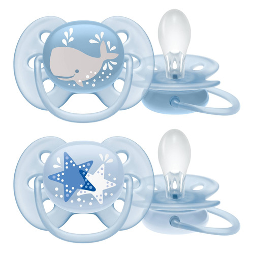 

Пустышка Philips Avent Ultra Soft SCF223/03, от 6 мес до 18 мес, 2 шт, SCF223/03